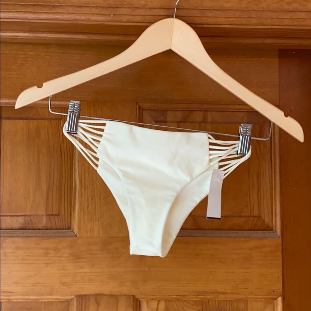 Mikoh White Bikini Bottoms